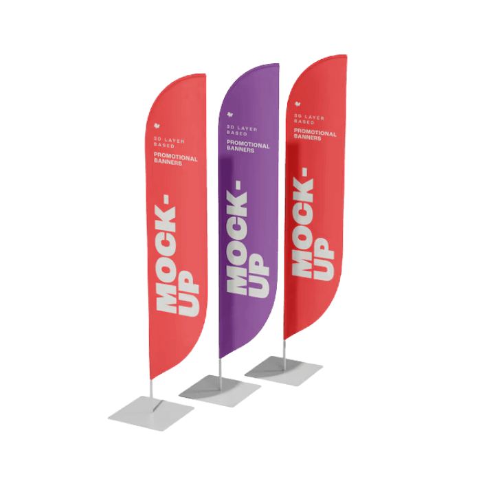 Banners e Wind Banners - exemplo